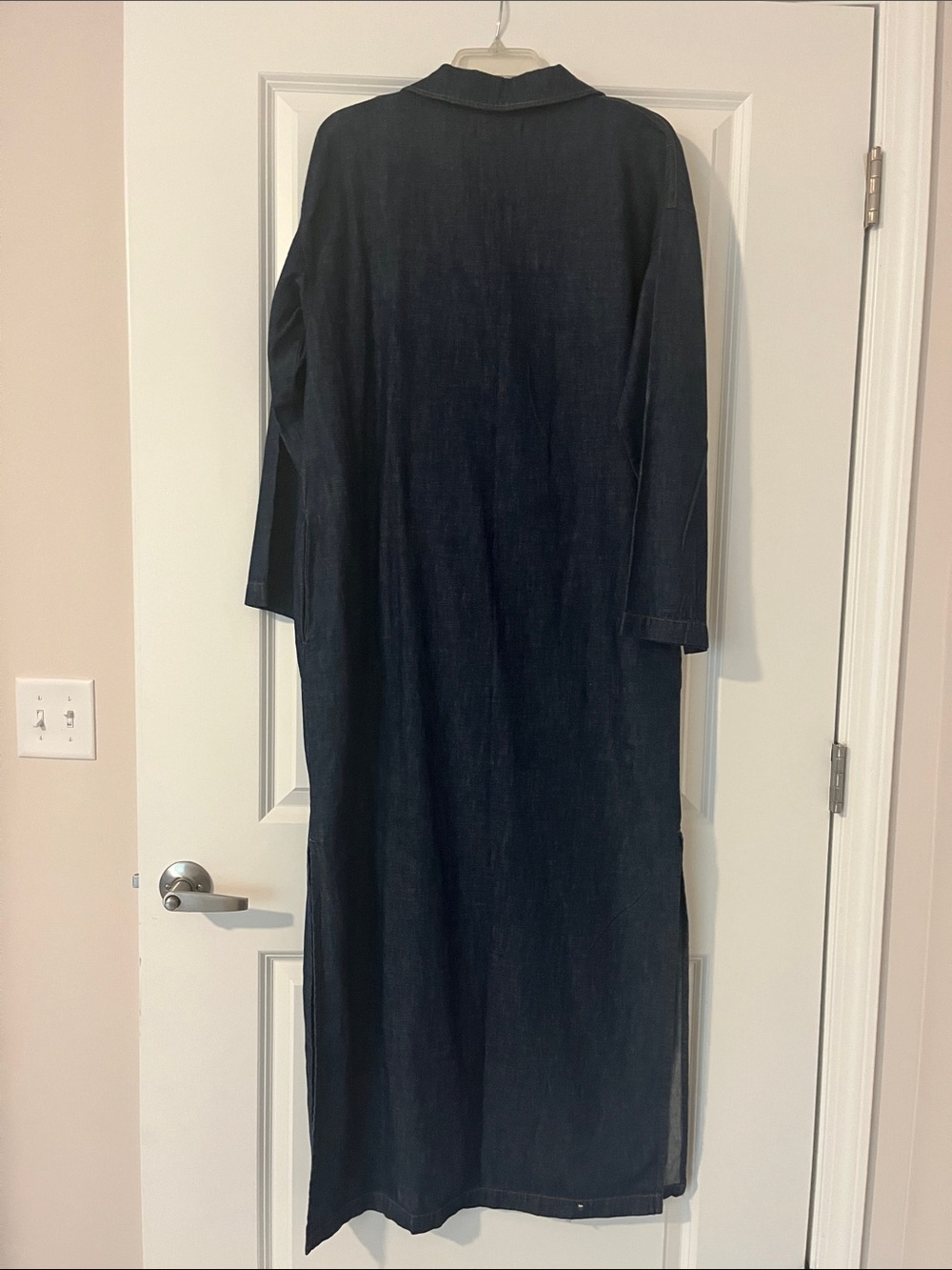 Banana Republic Cruz Denim Maxi Dress NWT size 8 - Picture 4 of 4